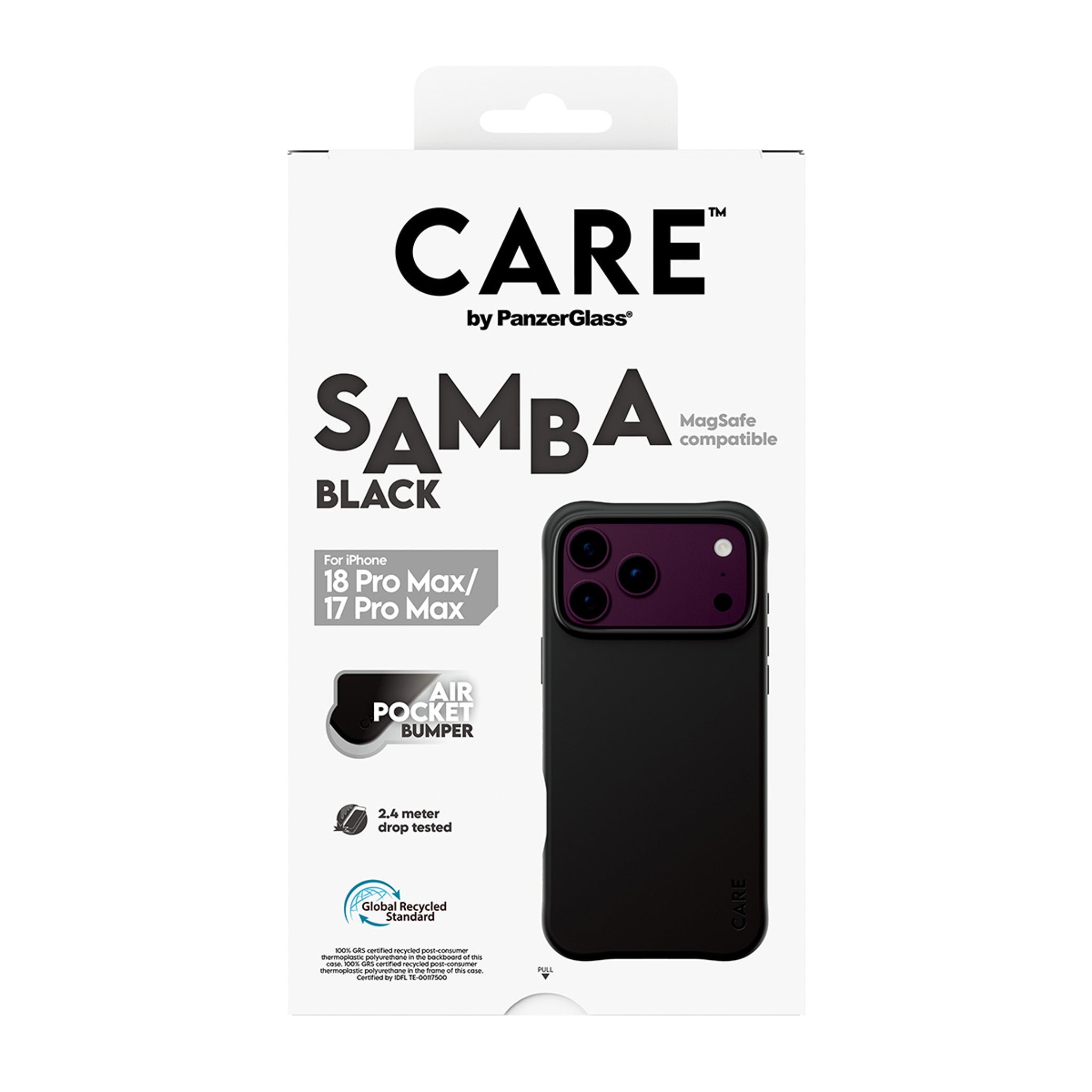CARE™ by PanzerGlass® Samba Case Sort m. MagSafe iPhone 18 Pro Max | 17 Pro Max